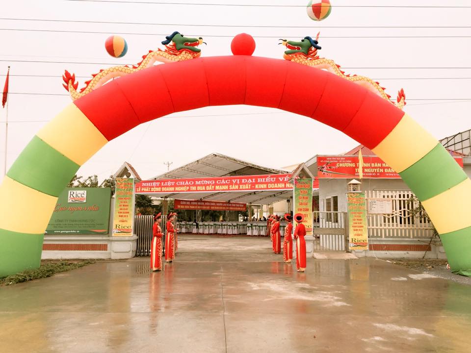 Bảng giá cho thuê cổng hơi ở Nguyễn Minh Group